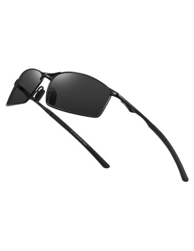 Gafas de sol polarizadas Bircen para hombres, marco metálico