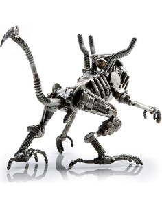 Escultura de Metal Reciclado KALIFANO Xenomorfo 14 cm 2