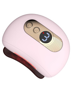 Conjunto de herramientas Gua Sha QAOZUOI para masaje facial Rosa