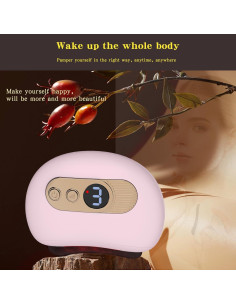 Conjunto de herramientas Gua Sha QAOZUOI para masaje facial Rosa 2