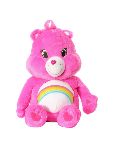 Mochila Cheer Bear Care Bears 50x20 cm Pelaje Sintético