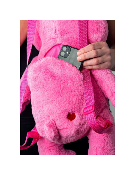 Mochila Cheer Bear Care Bears 50x20 cm Pelaje Sintético