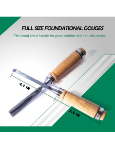 Juego de Cinceles de Tallado en Madera Monkey King Bar 12 Piezas 2