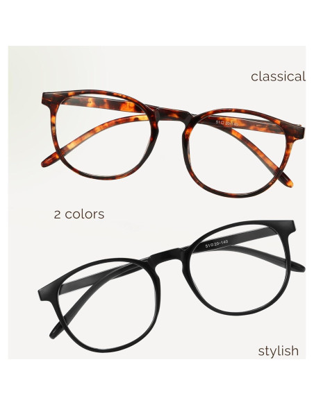 Gafas de luz azul IBOANN unisex UV400, 2 unidades, negro y ámbar Gafas de luz azul IBOANN unisex UV400, 2 unidades, negro y ámbar