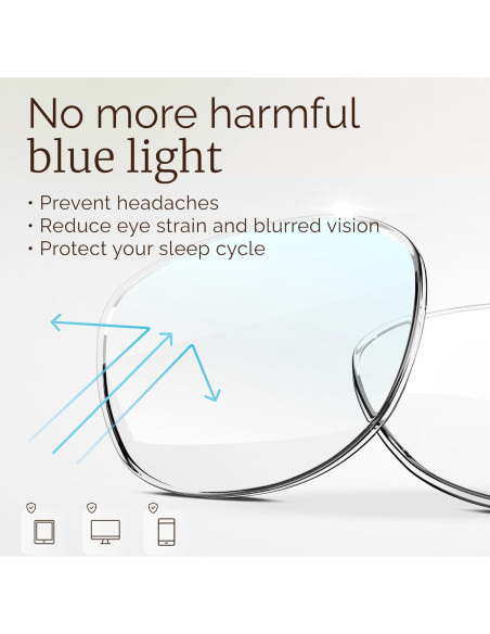 Gafas de luz azul IBOANN unisex UV400, 2 unidades, negro y ámbar Gafas de luz azul IBOANN unisex UV400, 2 unidades, negro y ámbar