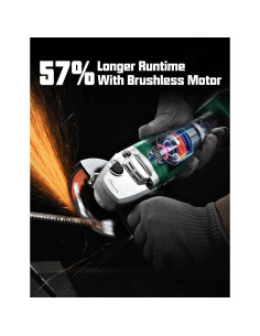 Amoladora Angular Inalámbrica KIMO 20V 11.43 cm 9000RPM 2