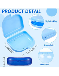 Estuche para Retenedor Dental Sherr 120 Pcs 12 Colores 2