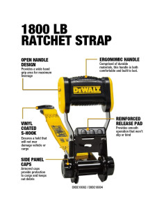 Correas de Amarre DEWALT DXBC18004 3.18 cm x 3.66 m 4 Pzas 2