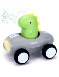 Coche de Empuje Hahaland para Niños 1-3 Años con Música y Luz