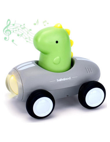 Coche de Empuje Hahaland para Niños 1-3 Años con Música y Luz