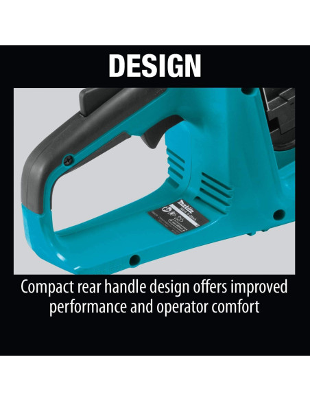 Motosierra sin escobillas Makita XCU04CM 16" 36V con 2 baterías