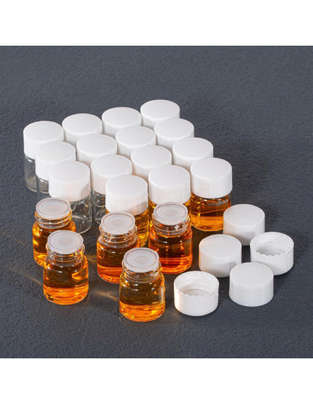 Viales de vidrio 5ml BKMAMLAB 20pcs a prueba de fugas