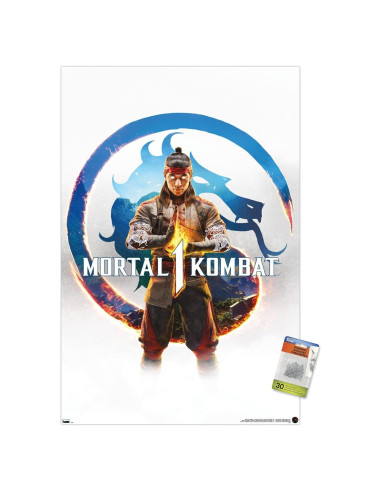 Póster de Pared Mortal Kombat 1 Trends 56.6x86.4 cm con Chinchetas
