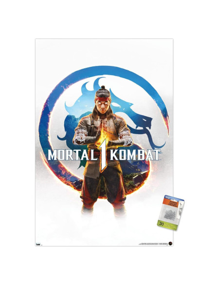 Póster de Pared Mortal Kombat 1 Trends 56.6x86.4 cm con Chinchetas Póster de Pared Mortal Kombat 1 Trends 56.6x86.4 cm con Chinchetas