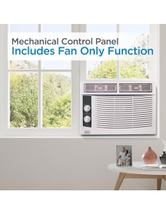 Acondicionador de Aire de Ventana BLACK+DECKER 5000 BTU Blanco 2