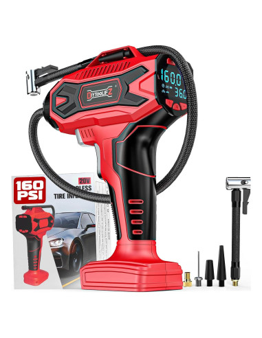 Inflador de Neumáticos Inalámbrico DIYtoolifz 160 PSI Portátil