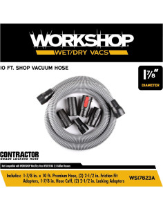 Manguera Premium WORKSHOP 1-7/8" x 4.57m para Aspiradora 2