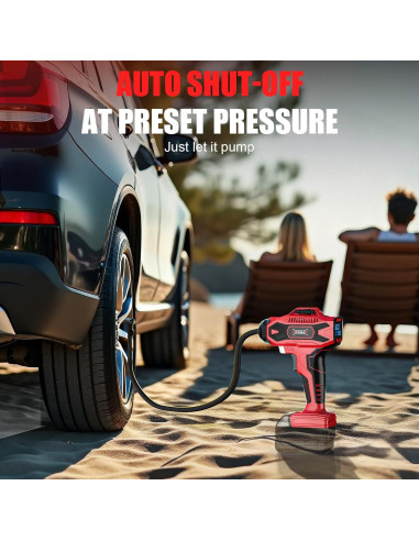 Inflador de Neumáticos Inalámbrico DIYtoolifz 160 PSI Portátil