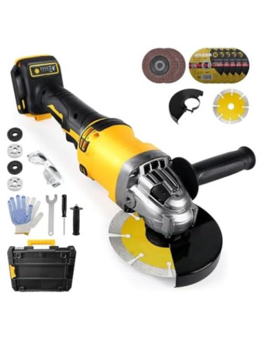 Amoladora Angular Inalámbrica DEWALT 20V 125mm 10000RPM