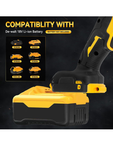 Amoladora Angular Inalámbrica DEWALT 20V 125mm 10000RPM