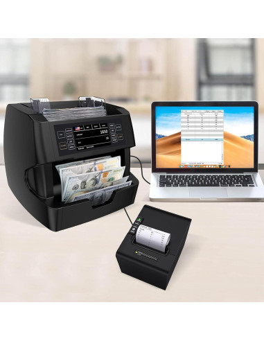 Contadora de Dinero NUCOUN VC-3 - Detección Falsificaciones, 1500 Billetes/min