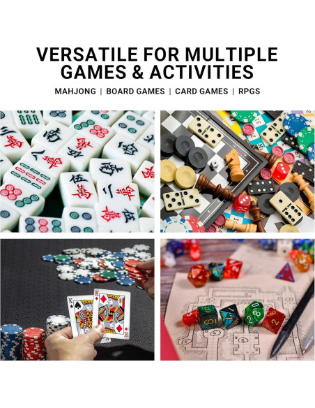 Tapete de Juego de Mesa Neopreno Feltectors 106.68x167.64cm Negro