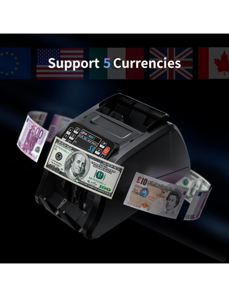 Máquina Contadora de Dinero Aneken N60 con Detección UV/IR