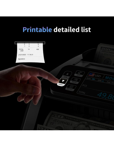 Máquina Contadora de Dinero Aneken N60 con Detección UV/IR