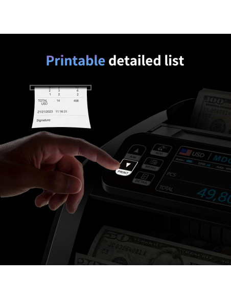 Máquina Contadora de Dinero Aneken N60 con Detección UV/IR