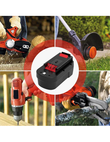 2 Baterías 4500mAh HPB18 y Cargador Black and Decker 18V