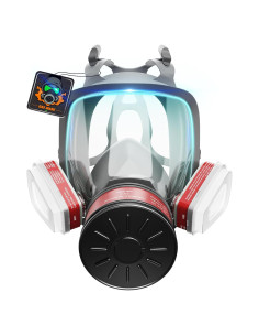 Máscara de Gas Completa 6800 Silicona con Filtros 6001