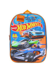 Mochila Hot Wheels Get Trend para Niños 33.5x24.5cm Azul