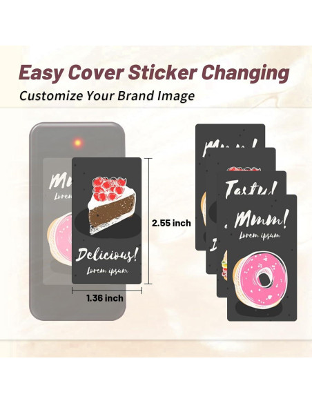 Sistema de Pagers Inalámbricos SavvyMate 16 Pagers 500m Alcance