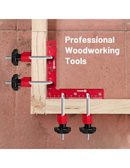 Abrazaderas de Esquina 90 Grados HARDELL 14x14cm Aluminio