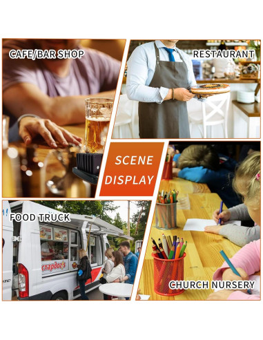 Sistema de Pagers Inalámbricos SavvyMate 16 Pagers 500m Alcance