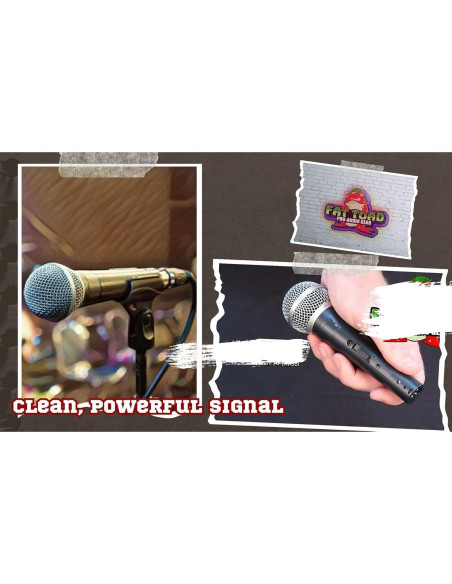 Paquete de 5 Micrófonos Dinámicos Cardioides Fat Toad