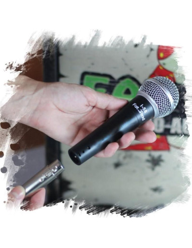 Paquete de 5 Micrófonos Dinámicos Cardioides Fat Toad