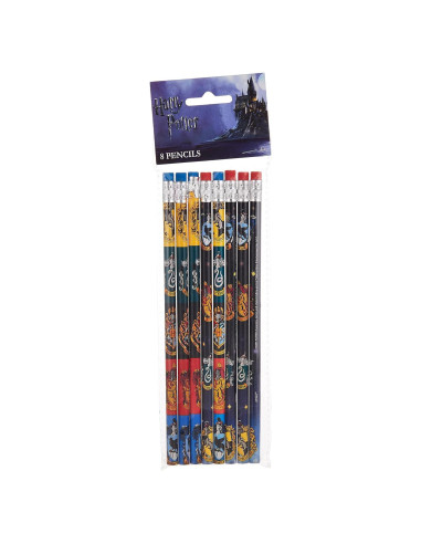 Lápices de Diseño Mágico Harry Potter - 8 Piezas, 19 cm