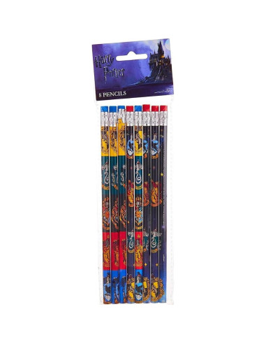 Lápices de Diseño Mágico Harry Potter - 8 Piezas, 19 cm