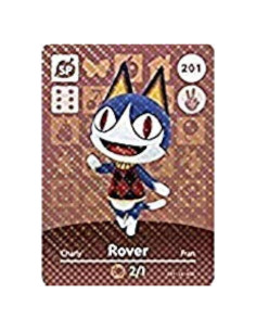 Tarjeta Amiibo Nintendo Animal Crossing Rover Serie 3