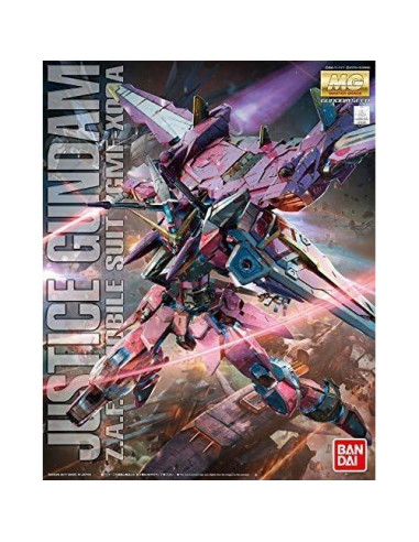 Figura Justice Gundam Seed MG Bandai 17.78 cm con accesorios