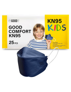 Mascarillas KN95 Desechables Good Mask Co. Azul 25 Unidades