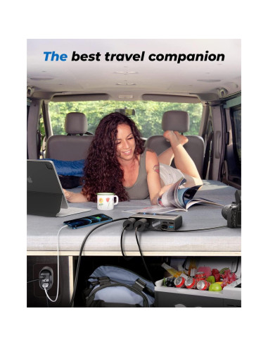 Adaptador de Encendedor de Cigarrillos JOYROOM 210W 9 en 1