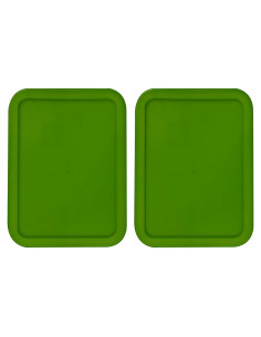 Tapa de Reemplazo Pyrex 3 Tazas Verde 2-Pack 19.7x14.6 cm