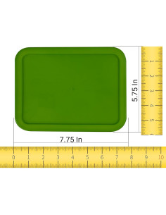 Tapa de Reemplazo Pyrex 3 Tazas Verde 2-Pack 19.7x14.6 cm 2