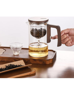 Tetera de Vidrio Enchanti 24oz DRNKNSTX con Infusor 2