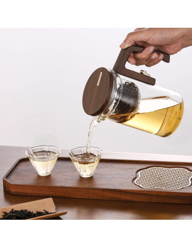 Tetera de Vidrio Enchanti 24oz DRNKNSTX con Infusor