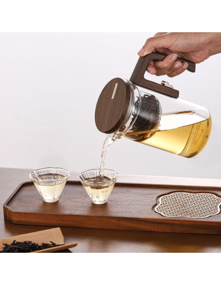 Tetera de Vidrio Enchanti 24oz DRNKNSTX con Infusor