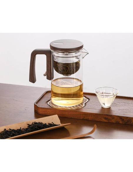 Tetera de Vidrio Enchanti 24oz DRNKNSTX con Infusor