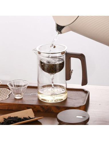 Tetera de Vidrio Enchanti 24oz DRNKNSTX con Infusor